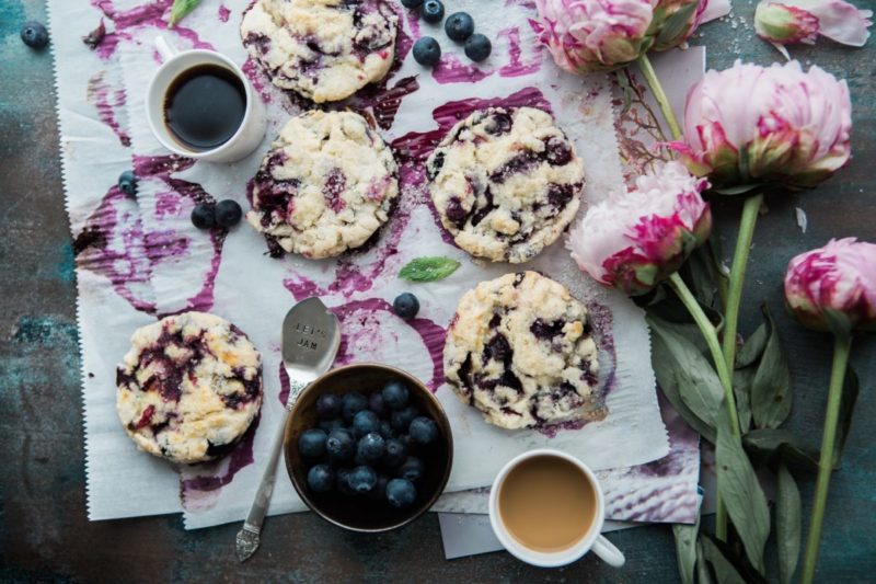 Beeriger Blaubeerkuchen