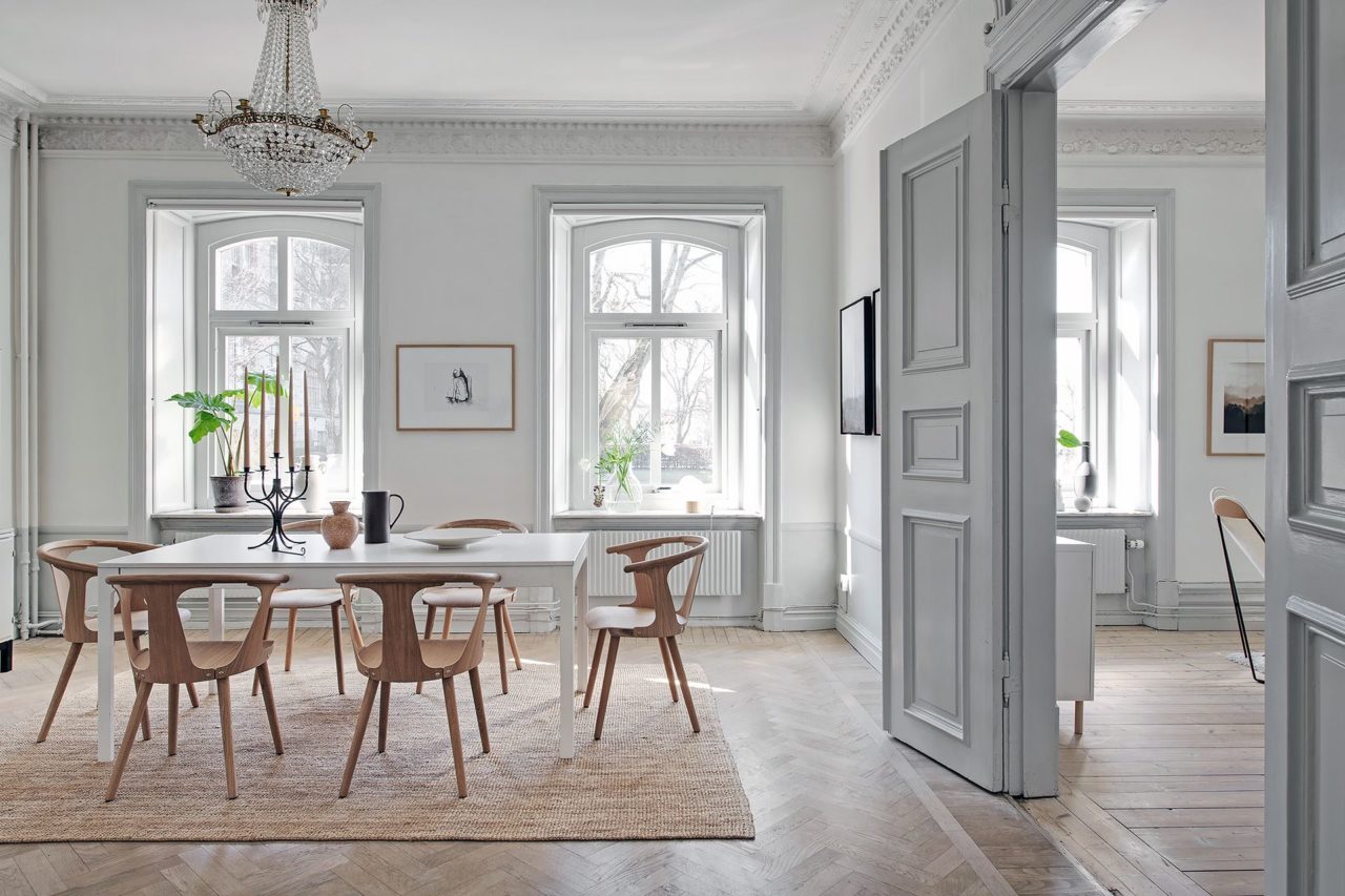 Stilmix: Skandi-Altbauwohnung in Göteborg - Hejsson