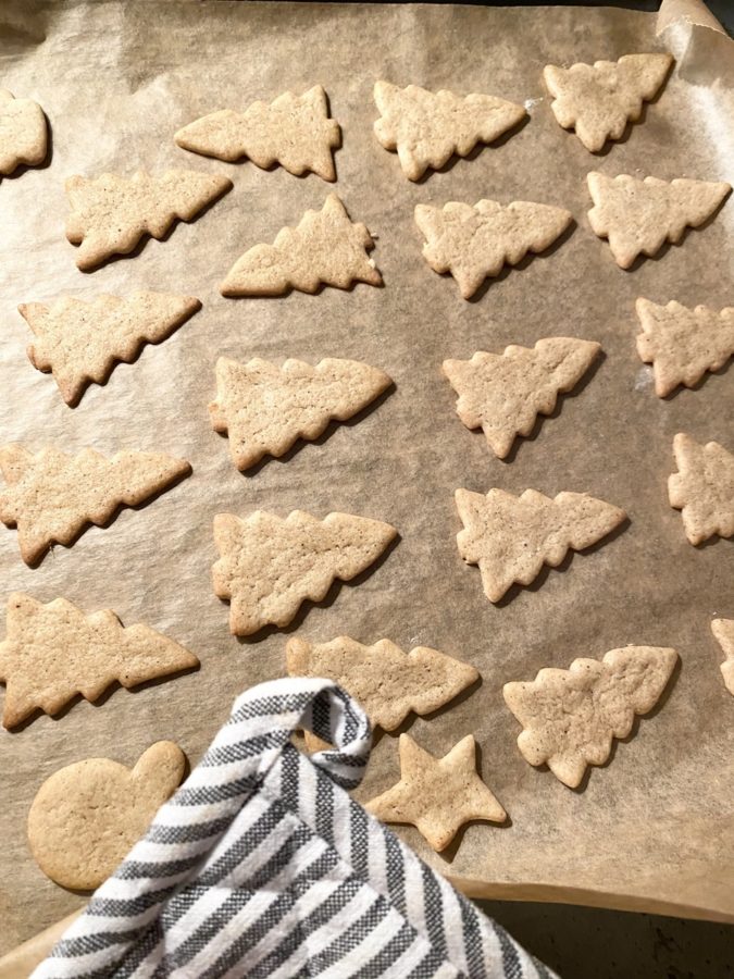 fertig gebackenene Plätzchen