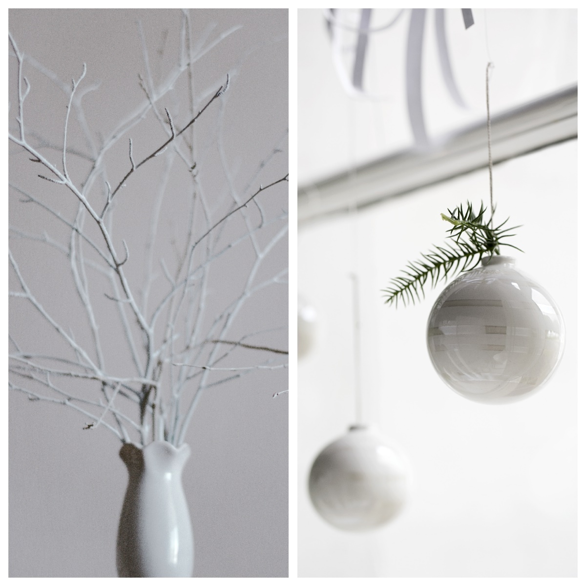 Weiße Weihnachten So dekorierst du festlich in minimalistischem Weiß Hejsson