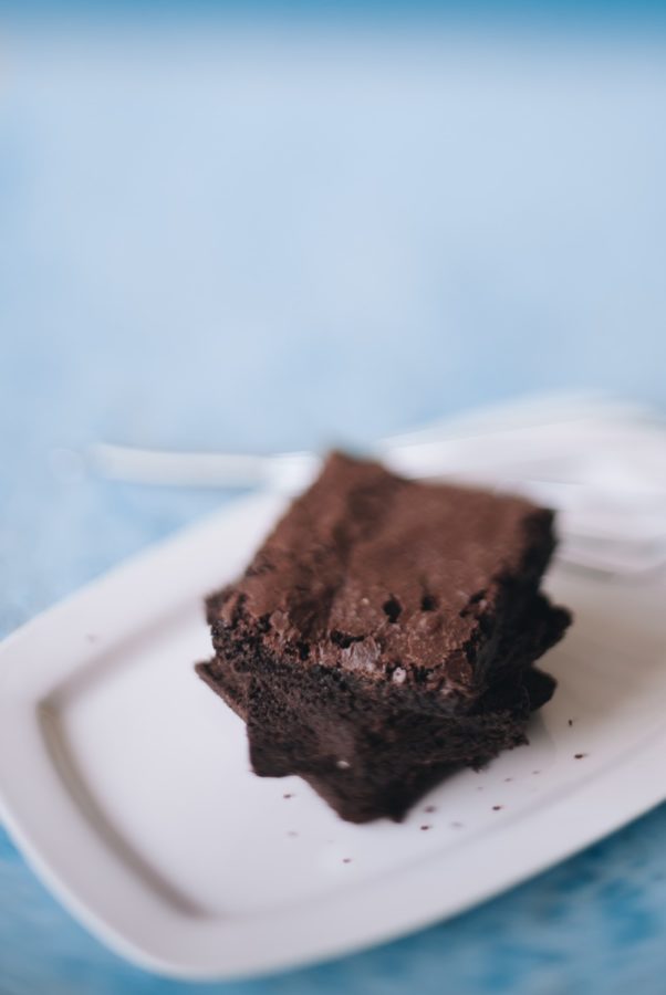 Kladdkaka Schokoladenkuchen