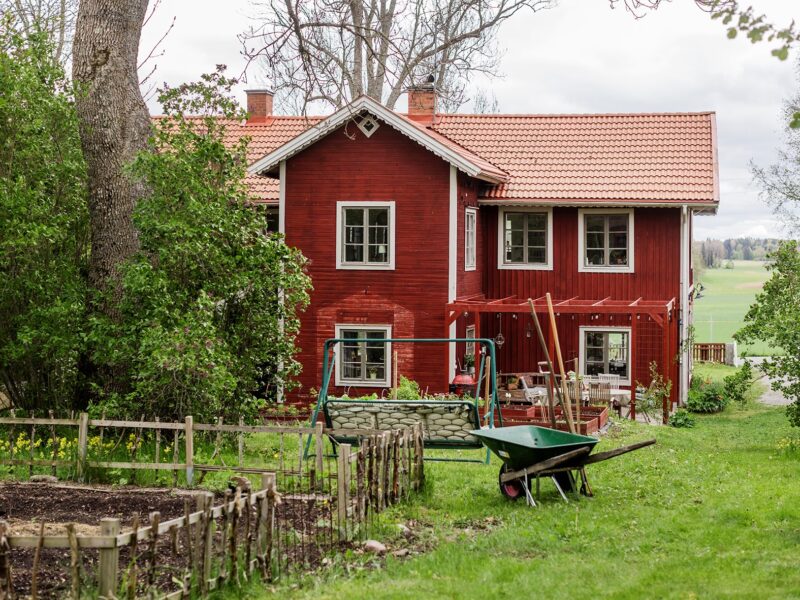 Alte Dorfschule in Schweden